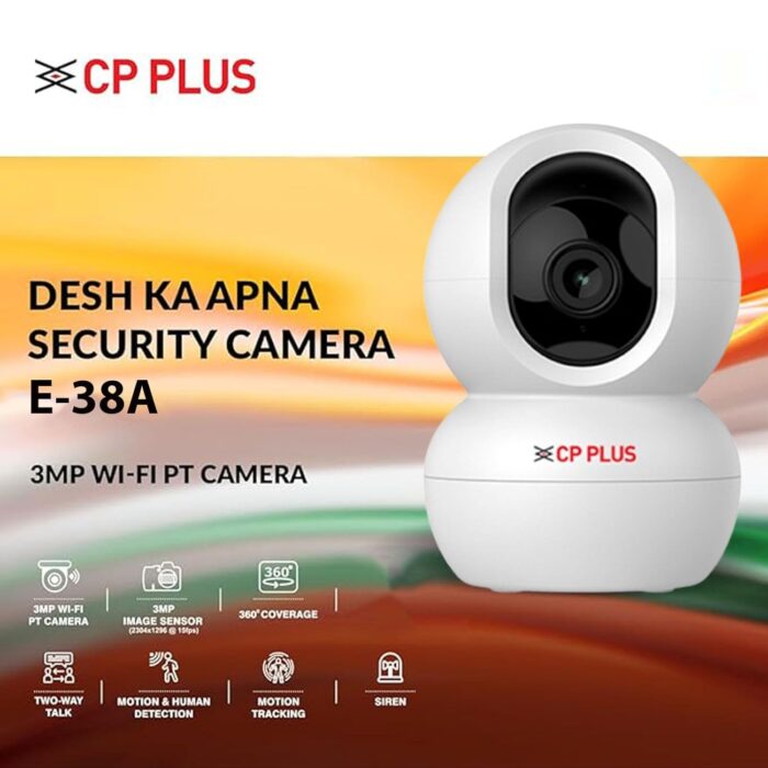 CP Plus EZYKAM+ 3MP WiFi Camera (CP-E38A) - Image 2