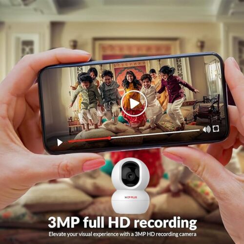 CP Plus EZYKAM+ 3MP WiFi Camera (CP-E38A)