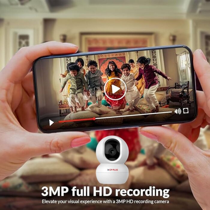 CP Plus EZYKAM+ 3MP WiFi Camera (CP-E38A)