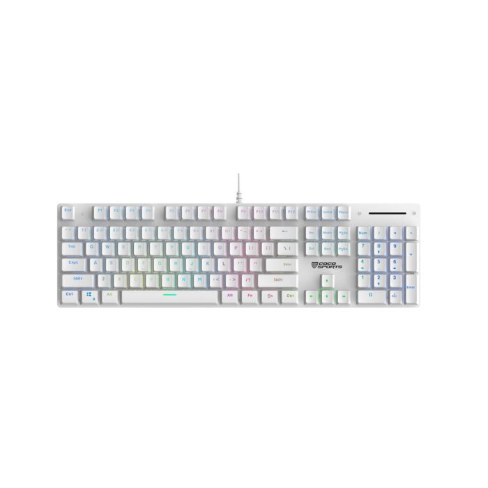Hurricane K31 White - Coconut Wired Keyboard